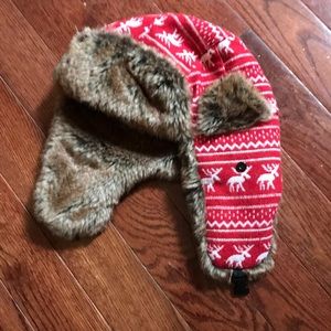 Faux fur winter flap hat ❄️